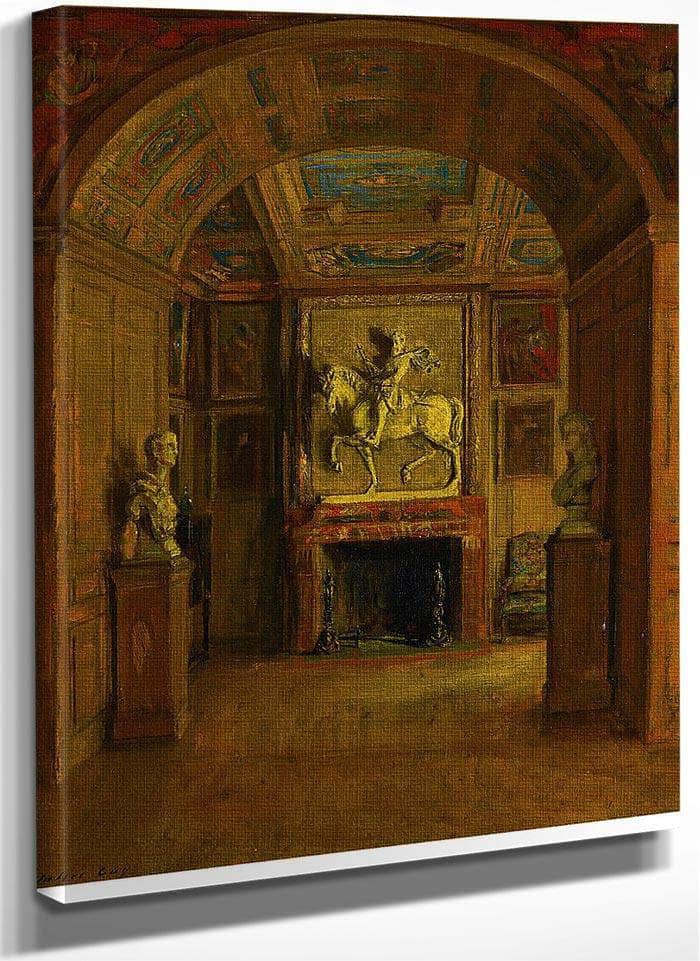 Salle Henri Iv, Palais De Fontainebleau By Walter Gay Fine Art Print