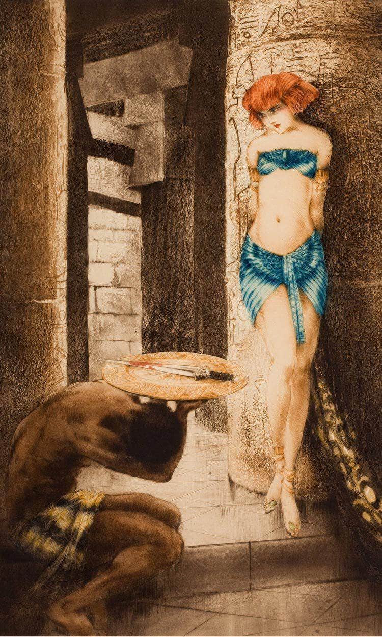 Salome 1929 By Louis Icart Fine Art Print