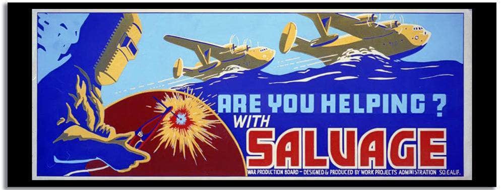 Saluage  Vintage Poster Fine Art Print