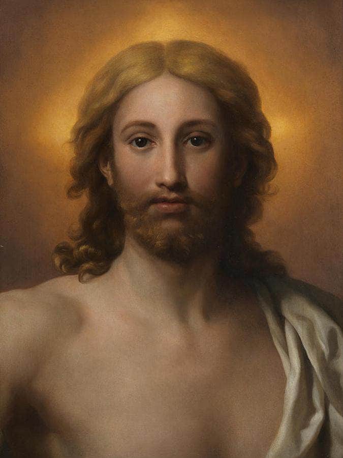 Salvator Mundi By Anton Raphael Mengs Fine Art Print