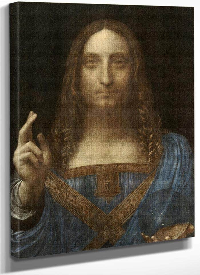 Salvator Mundi By Leonardo Da Vinci Fine Art Print