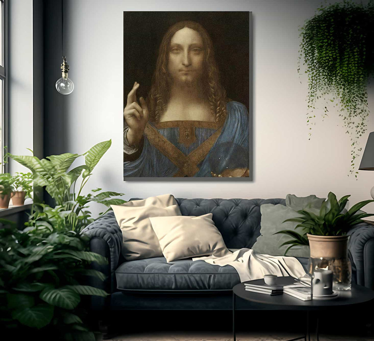 Salvator Mundi By Leonardo Da Vinci Fine Art Print