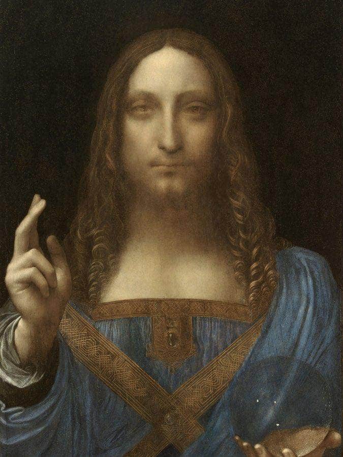Salvator Mundi By Leonardo Da Vinci Fine Art Print