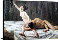 Samson And Delilah Painting Max Liebermann Canvas Art Fine Art Print