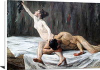 Samson And Delilah Painting Max Liebermann Canvas Art Fine Art Print