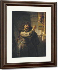 Samson Threatening His Father In Law By Rembrandt Fine Art Print