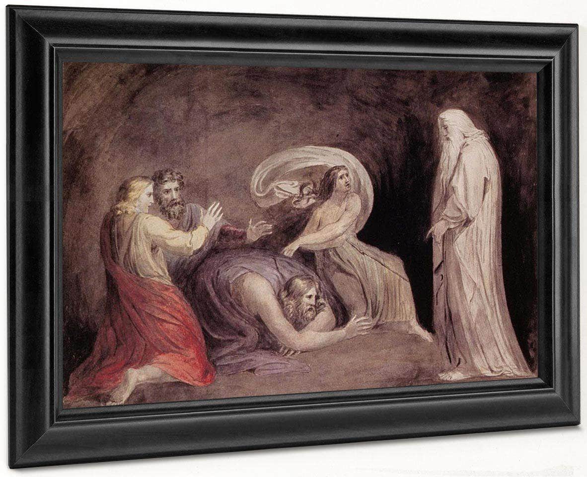 Samuel Appearing To Saul In The Presence Of The Witch Of Endor By Henry Fuseli Fine Art Print