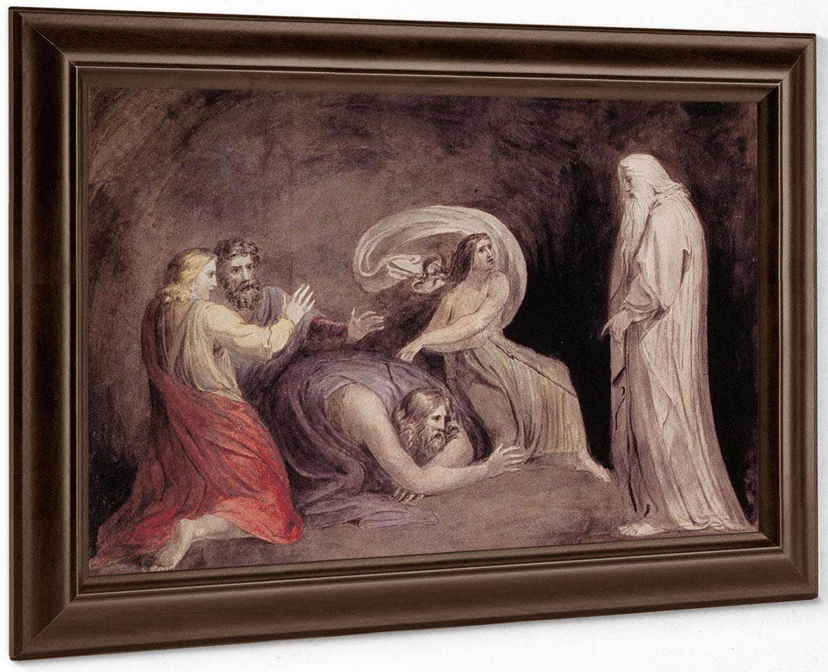 Samuel Appearing To Saul In The Presence Of The Witch Of Endor By Henry Fuseli Fine Art Print