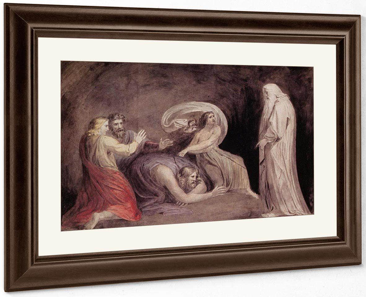 Samuel Appearing To Saul In The Presence Of The Witch Of Endor By Henry Fuseli Fine Art Print