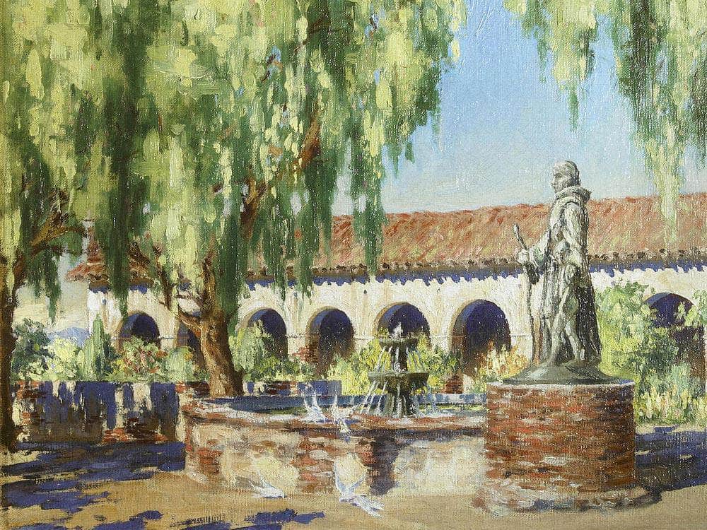San Fernando Mission By Joseph Kleitsch Fine Art Print