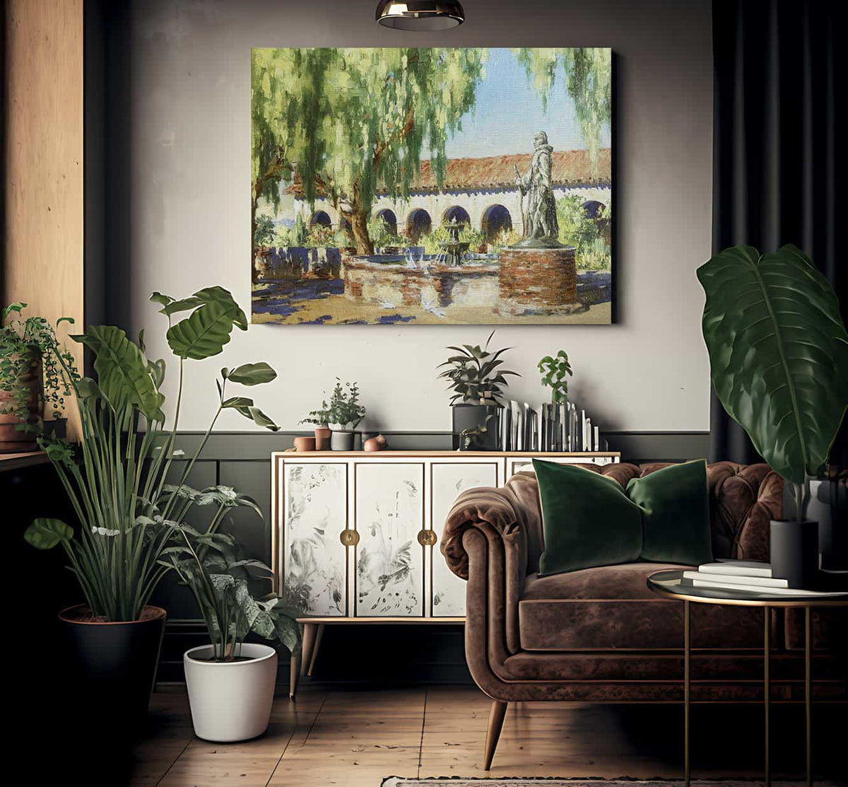 San Fernando Mission By Joseph Kleitsch Fine Art Print