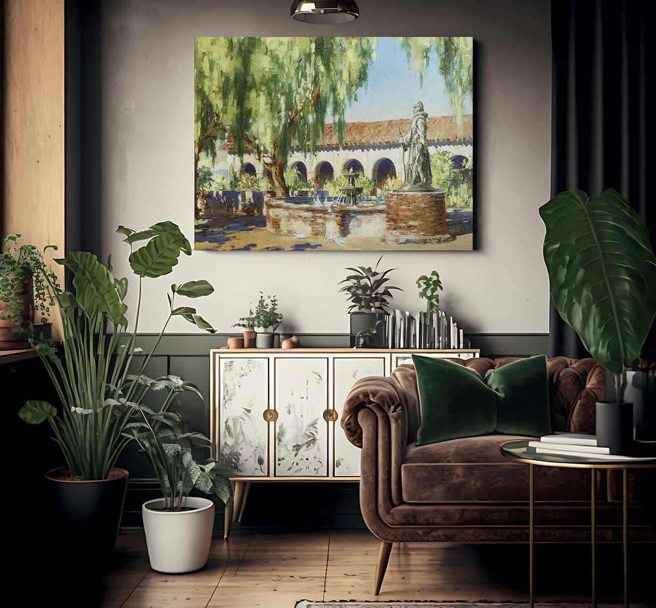 San Fernando Mission By Joseph Kleitsch Fine Art Print