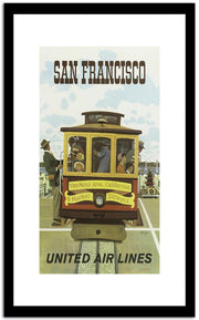 San Fransancisco  Vintage Poster Fine Art Print