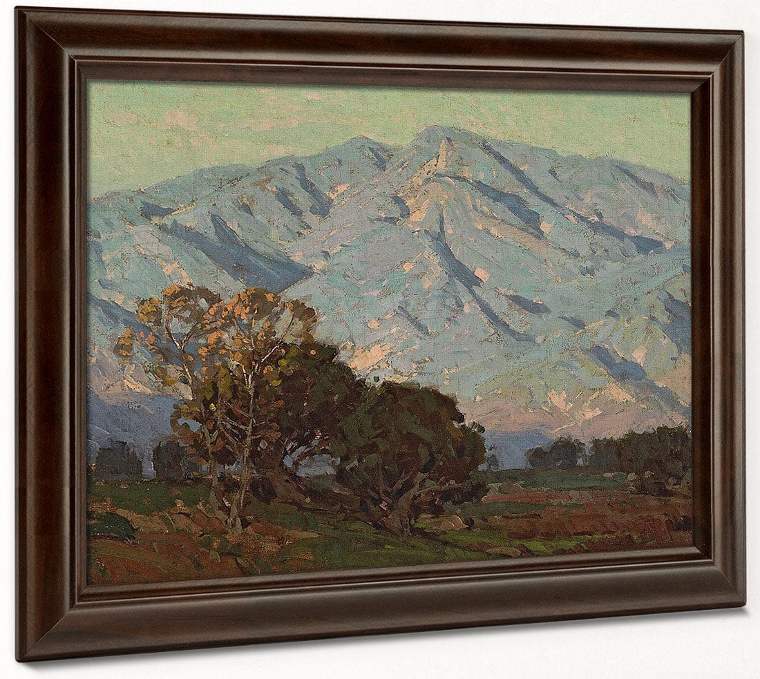 San Gabriel Mountains, 1921 By Edgar Payne Fine Art Print