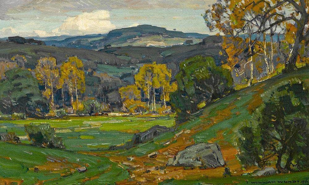 San Juan Capistrano Hot Springs O'neill Ranch 1925 By William Wendt Fine Art Print