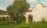 San Juan Capistrano Mission By William Wendt Fine Art Print