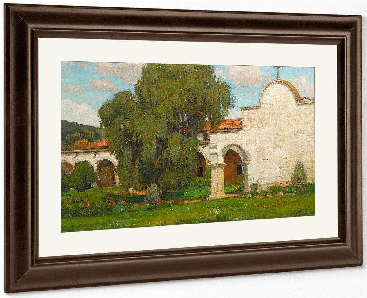 San Juan Capistrano Mission By William Wendt Fine Art Print