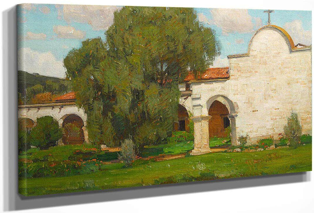San Juan Capistrano Mission By William Wendt Fine Art Print