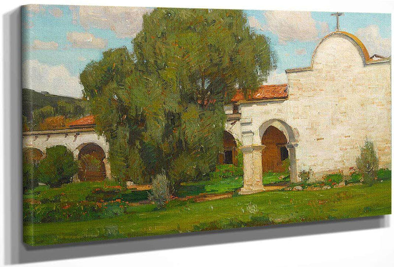 San Juan Capistrano Mission By William Wendt Fine Art Print