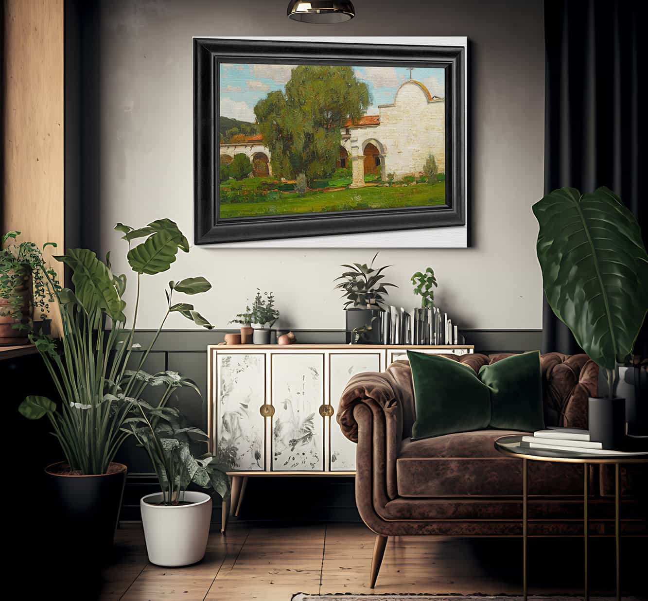 San Juan Capistrano Mission By William Wendt Fine Art Print