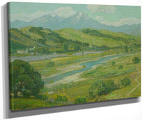 San Juan Creek Near The Mission By William Wendt Fine Art Print