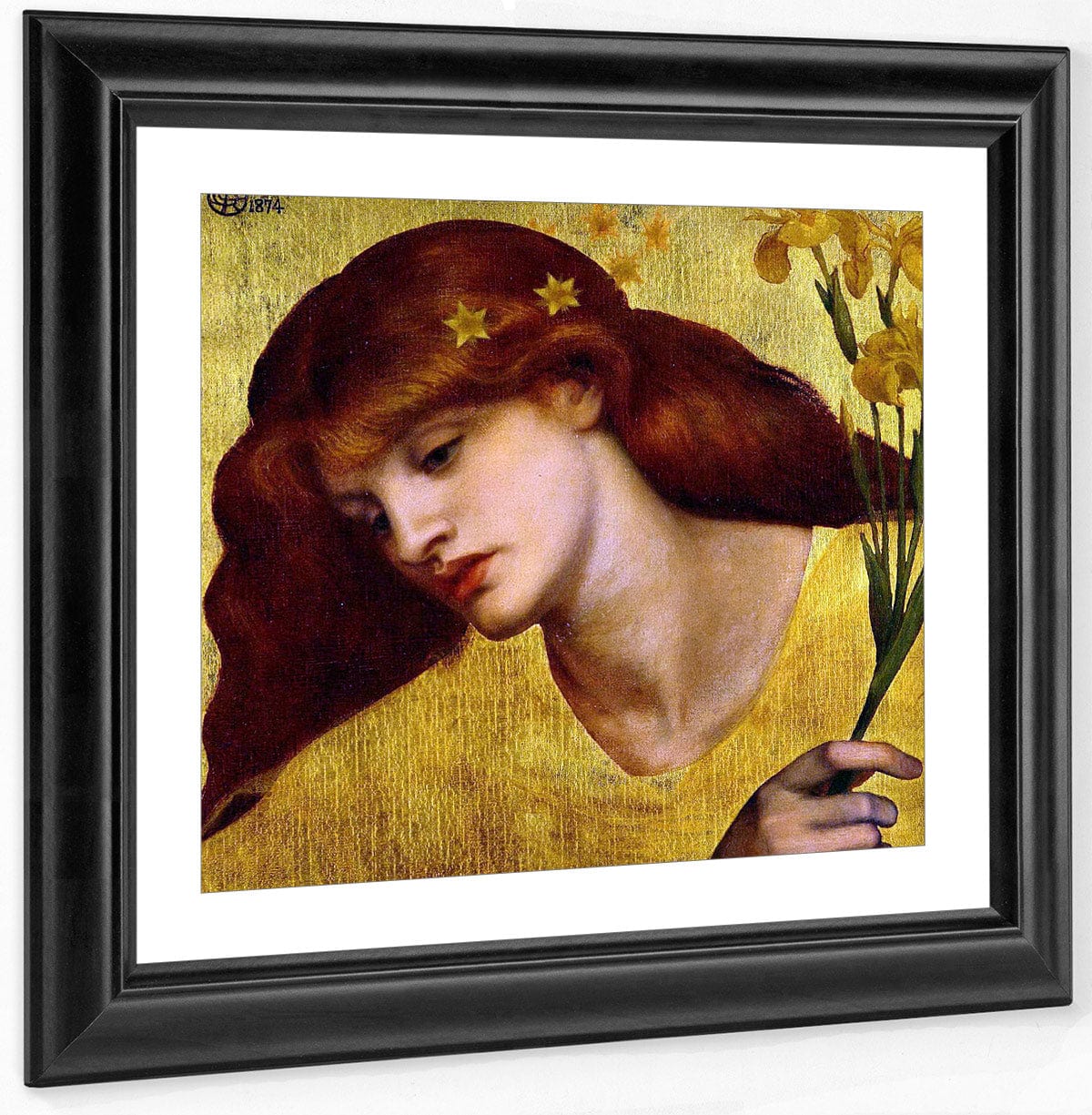 Sancta Lilias 1874 48 3X45 7Cm Tate Modern By Dante Gabriel Rossetti Fine Art Print