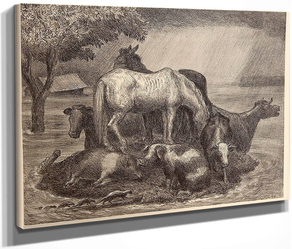 Sanctuary (C. 38), 1944 By John Steuart Curry Fine Art Print