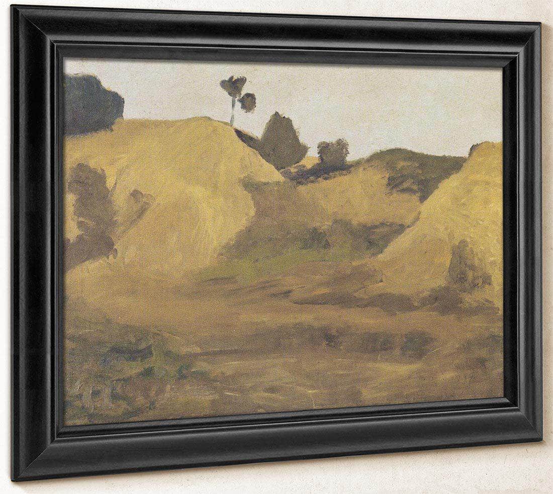 Sand Dune In Weyerberg By Paula Modersohn Becker Fine Art Print