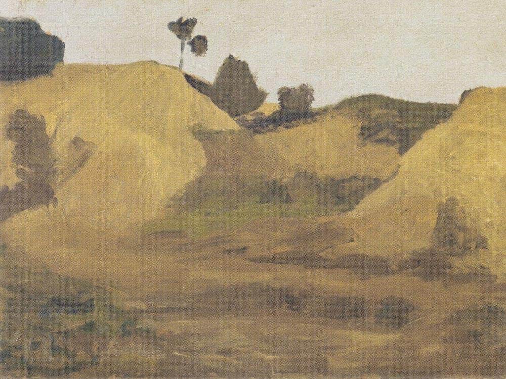 Sand Dune In Weyerberg By Paula Modersohn Becker Fine Art Print