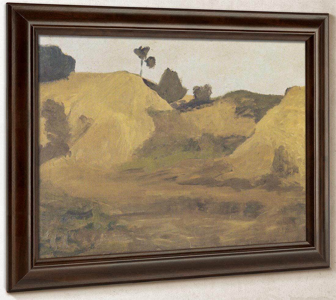 Sand Dune In Weyerberg By Paula Modersohn Becker Fine Art Print