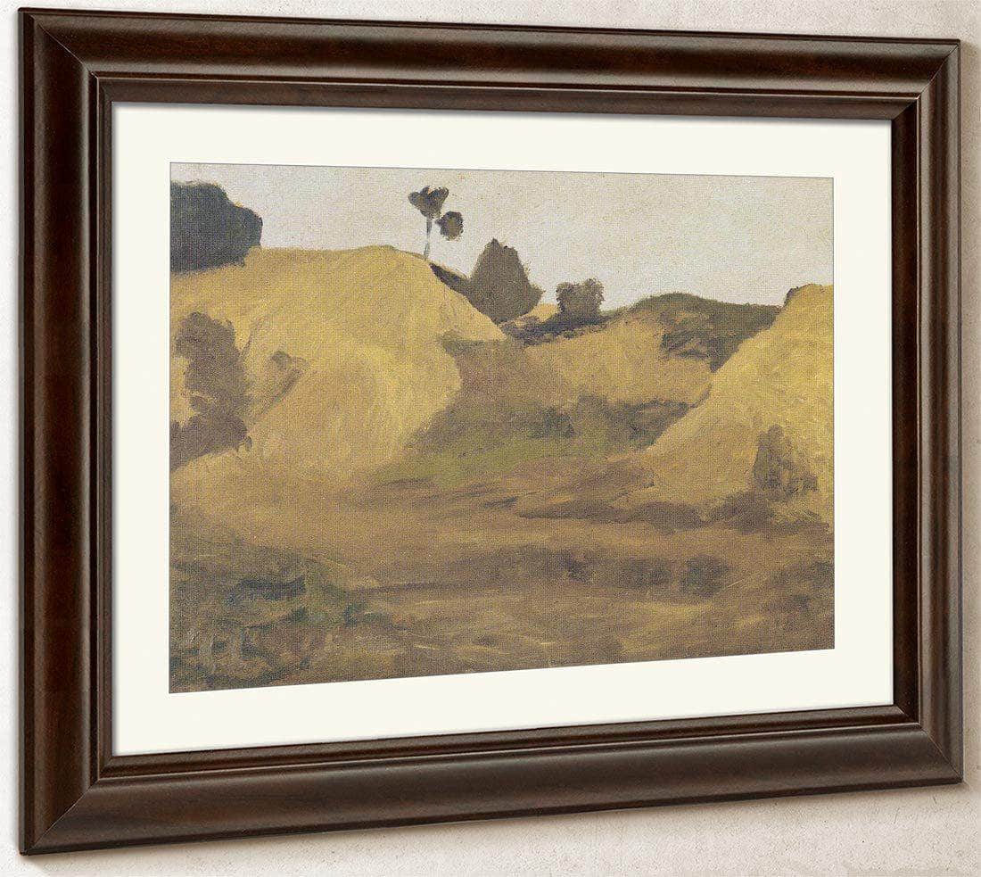 Sand Dune In Weyerberg By Paula Modersohn Becker Fine Art Print