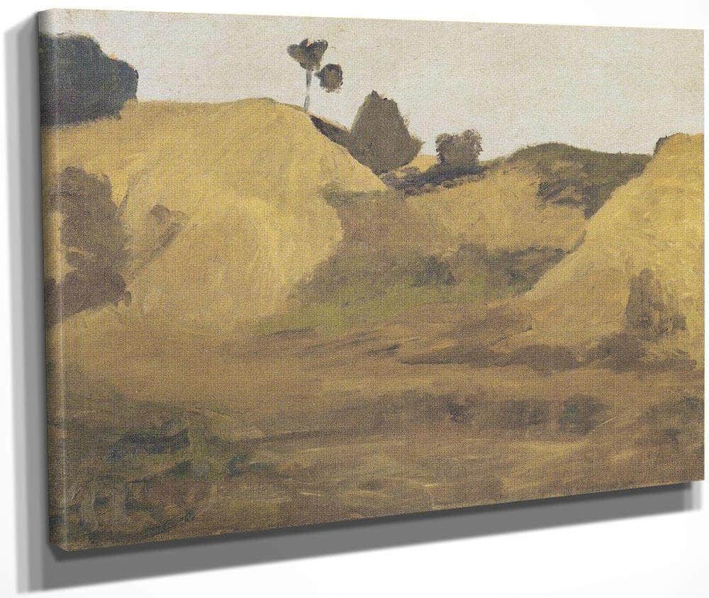 Sand Dune In Weyerberg By Paula Modersohn Becker Fine Art Print