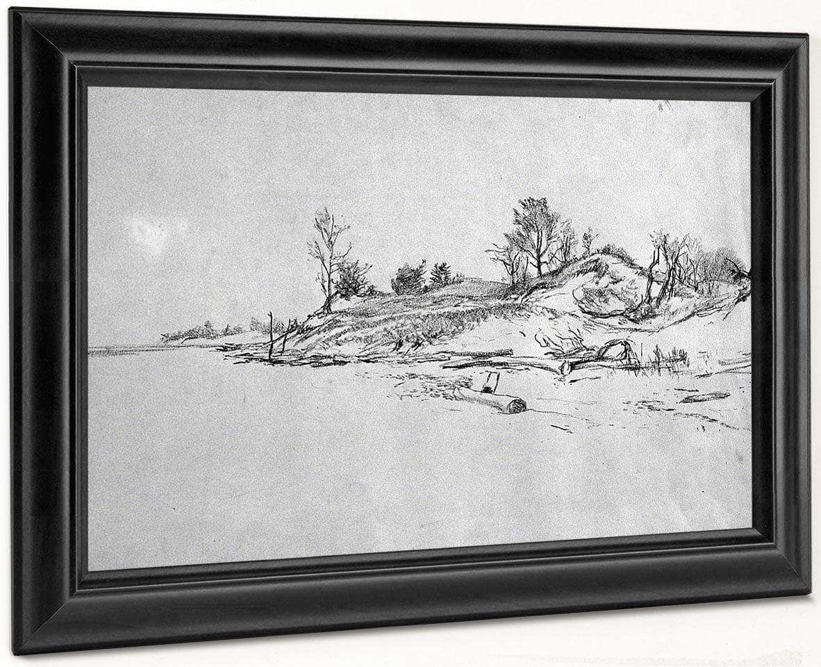 Sand Dunes Lake Ontario By Martin Homer Dodge Fine Art Print