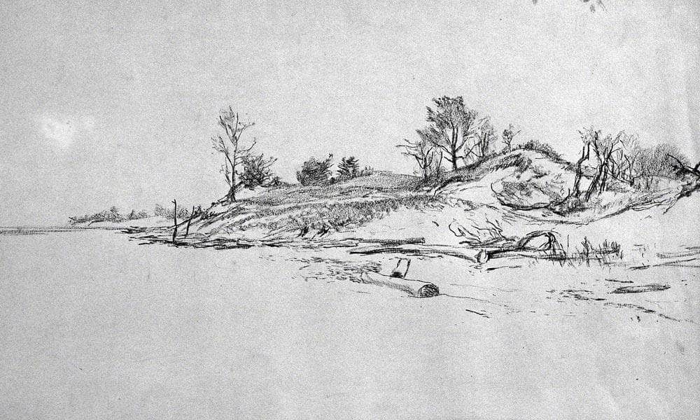 Sand Dunes Lake Ontario By Martin Homer Dodge Fine Art Print