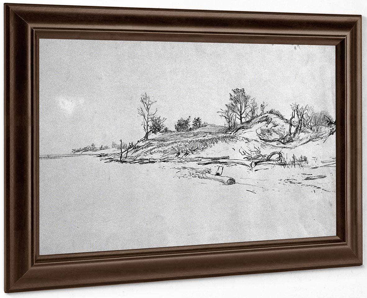 Sand Dunes Lake Ontario By Martin Homer Dodge Fine Art Print