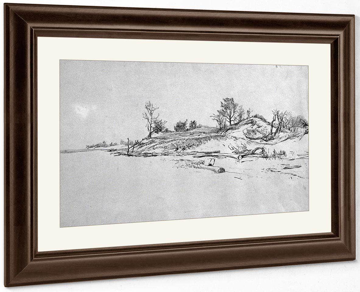 Sand Dunes Lake Ontario By Martin Homer Dodge Fine Art Print