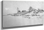 Sand Dunes Lake Ontario By Martin Homer Dodge Fine Art Print