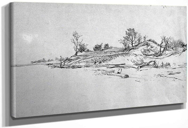 Sand Dunes Lake Ontario By Martin Homer Dodge Fine Art Print