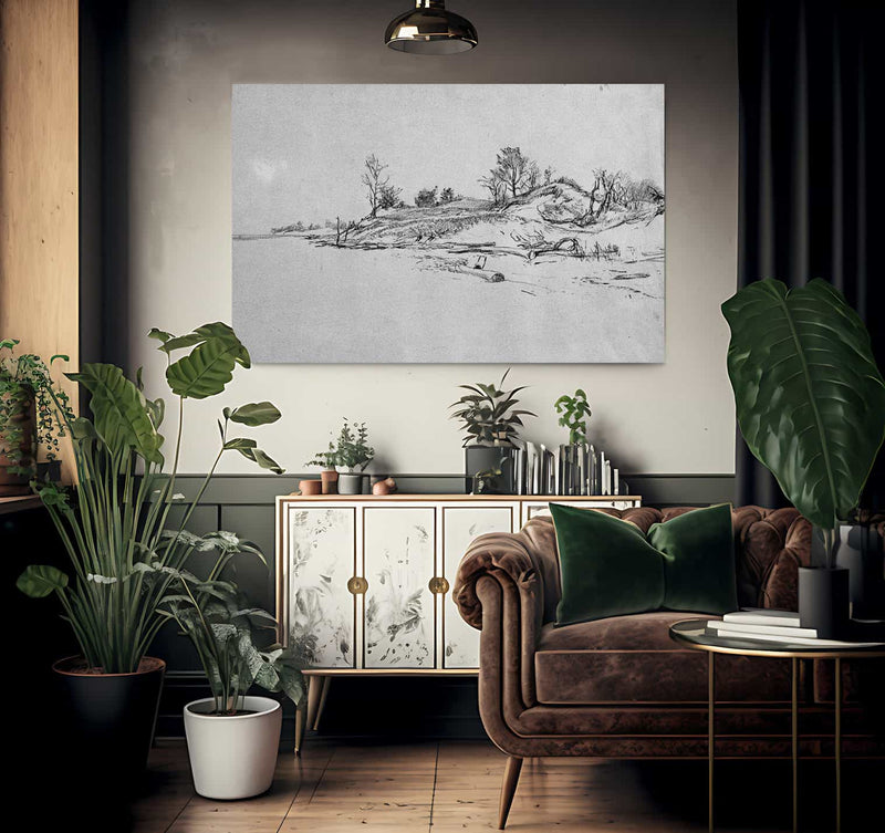 Sand Dunes Lake Ontario By Martin Homer Dodge Fine Art Print