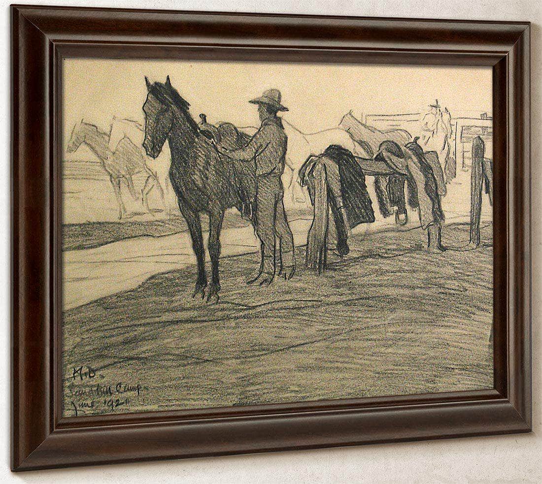 Sandhill Camp 1921 By Maynard Dixon Fine Art Print