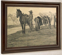 Sandhill Camp 1921 By Maynard Dixon Fine Art Print