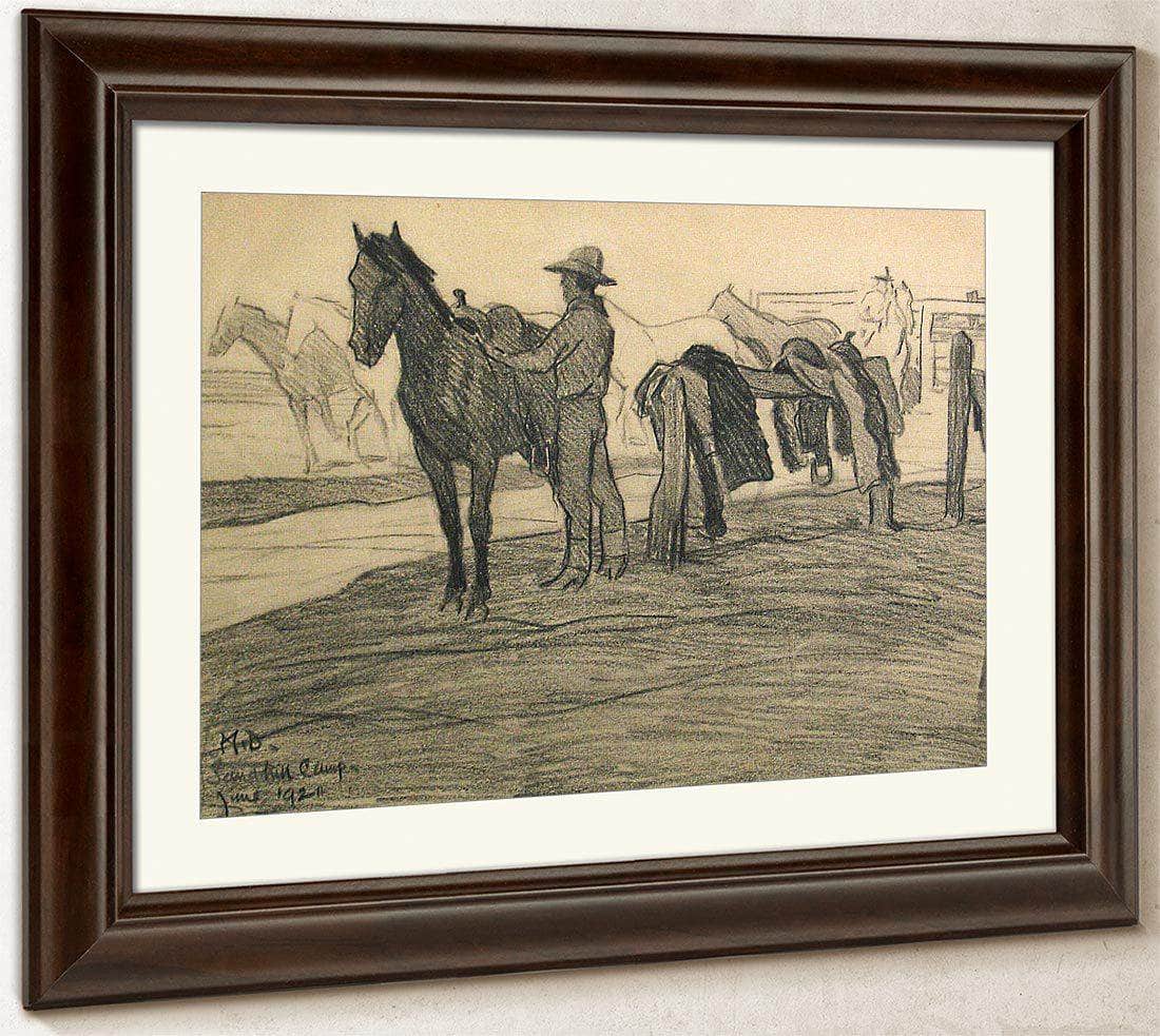 Sandhill Camp 1921 By Maynard Dixon Fine Art Print