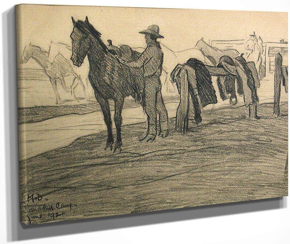 Sandhill Camp 1921 By Maynard Dixon Fine Art Print