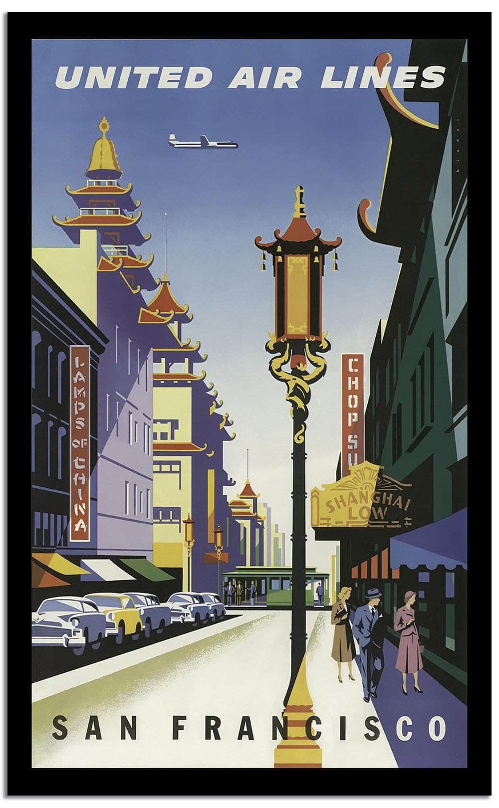 Sanfrancisco  Vintage Poster Fine Art Print