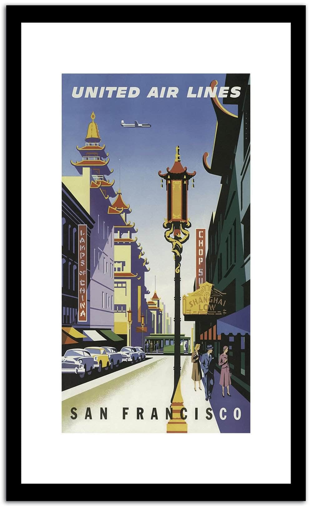 Sanfrancisco  Vintage Poster Fine Art Print