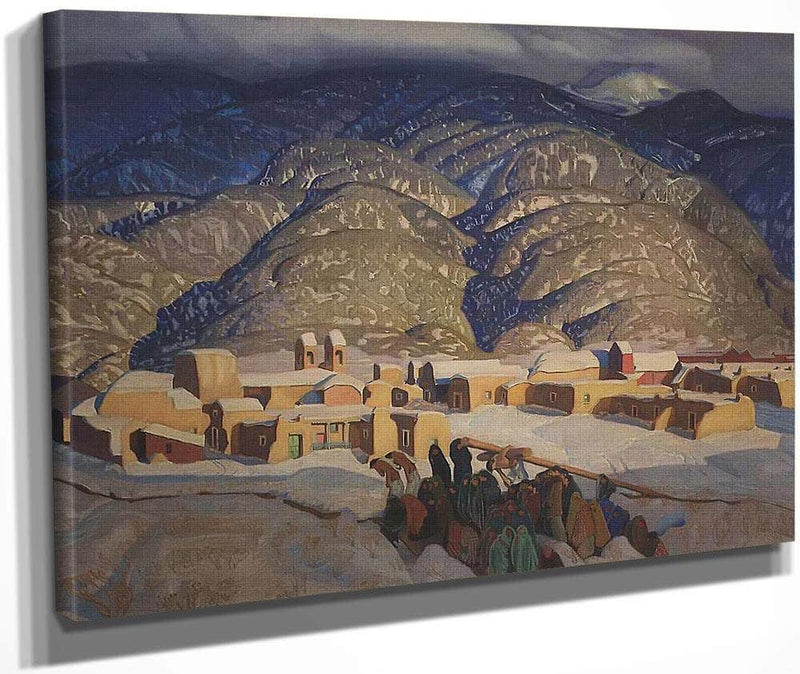 Sangre De Cristo Mountains By Ernest Blumenschein Fine Art Print