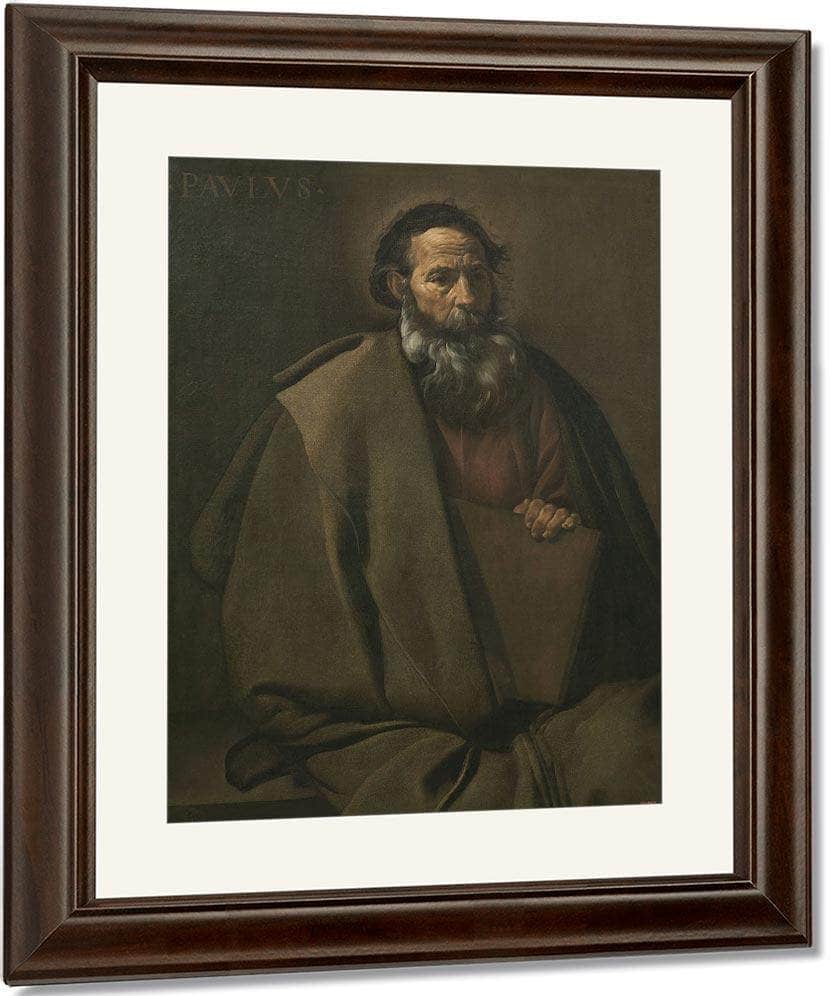 Sant Paul By Diego Velazquez Fine Art Print