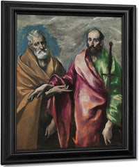 Sant Pere I Sant Pau By El Greco Fine Art Print