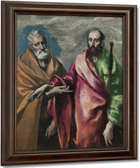 Sant Pere I Sant Pau By El Greco Fine Art Print