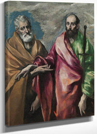Sant Pere I Sant Pau By El Greco Fine Art Print